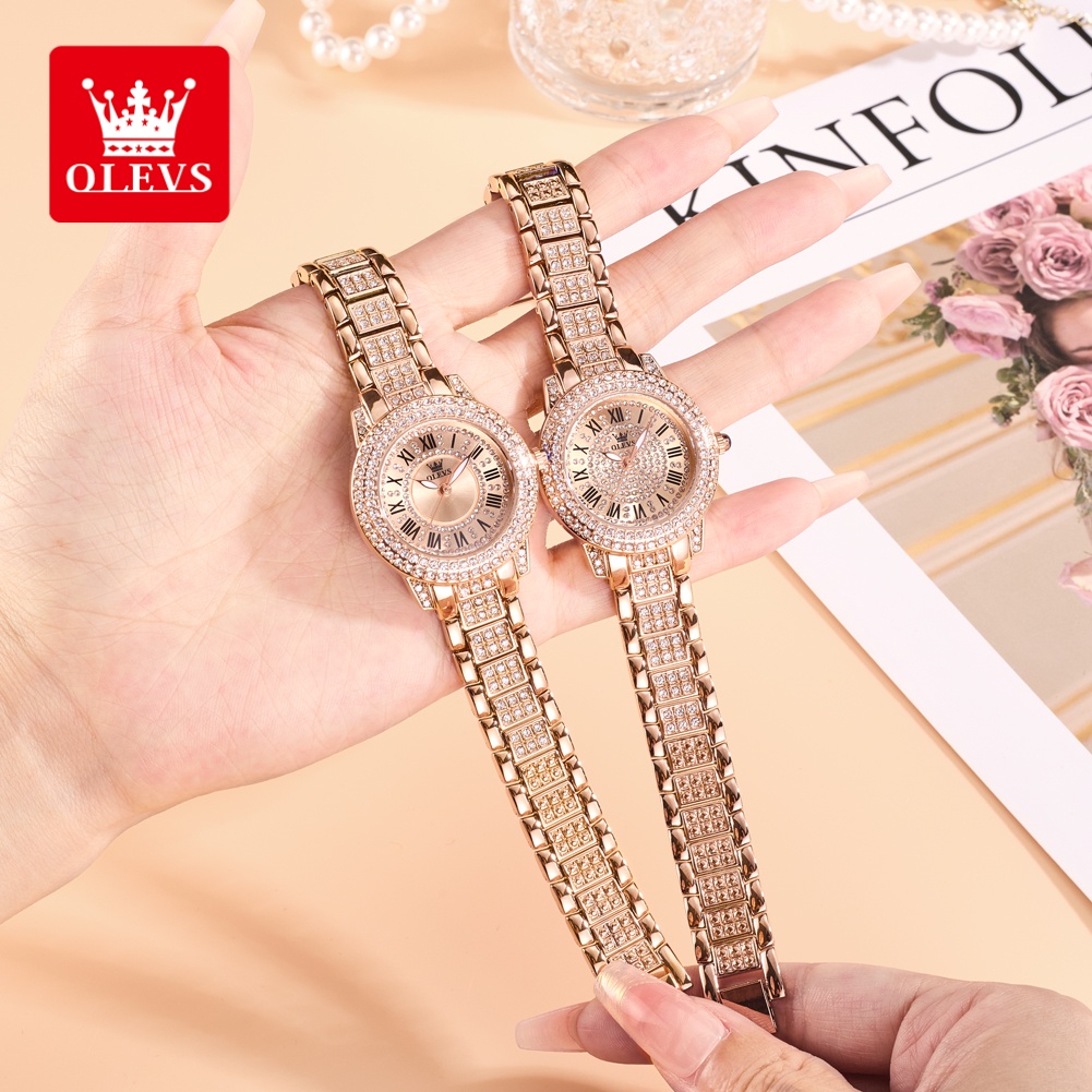 Fashion Women Watch - ساعات OLEVS الفاخرة للسيدات بمينا ماسي
