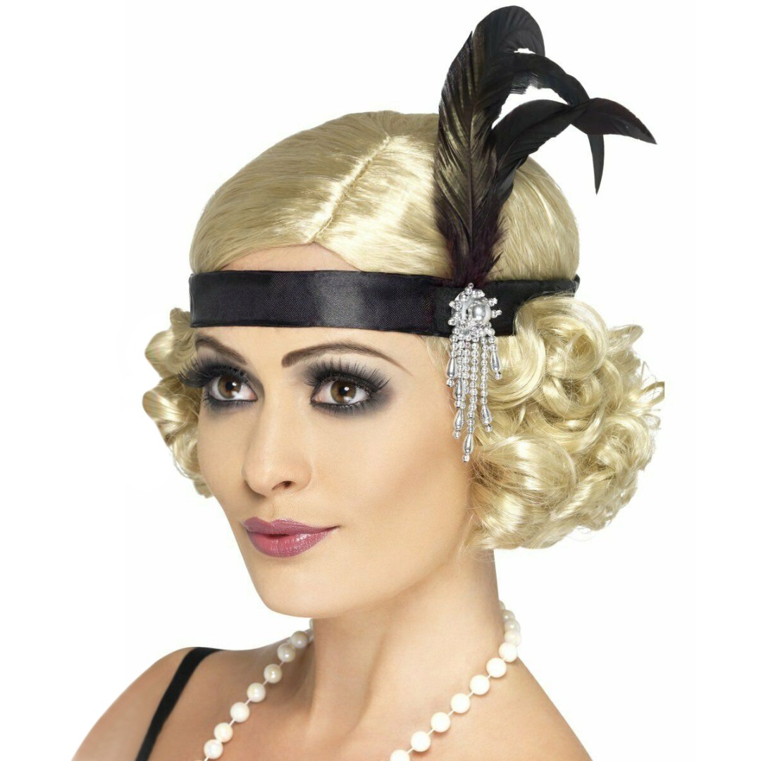 Women'S Fashion Of The 1920S - السيدات فلابر ريشة عقال تشارلستون غطاء