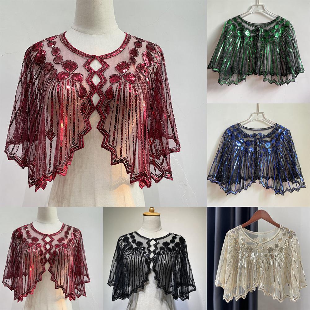 Women'S Fashion Of The 1920S - أزياء 1920s المرأة الزعنفة شال حزب