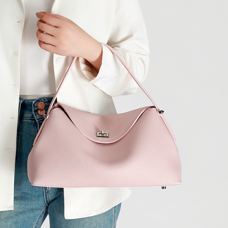 Women Fashion Handbags - حقيبة يد نسائية من الجلد الطبيعي،