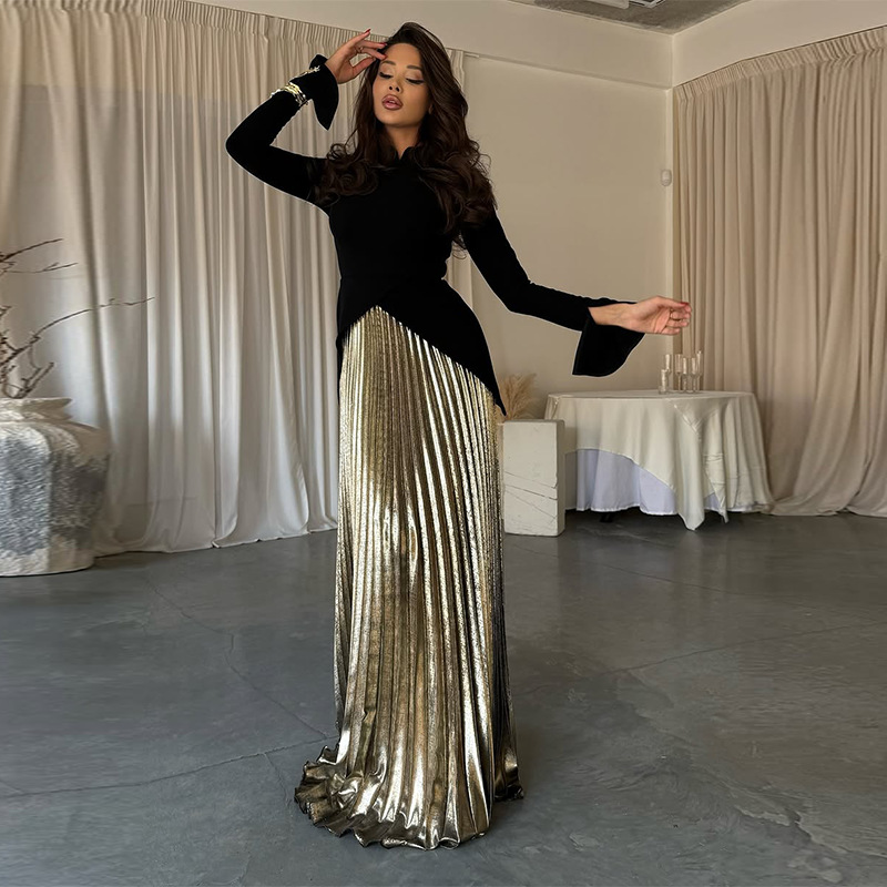Pleated Skirt Women - 2025 موضة جديدة للمرأة عادية العصرية
