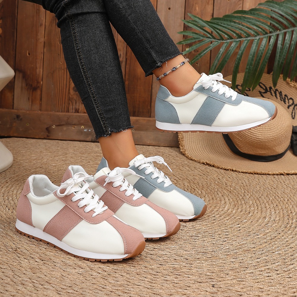 Women'S Fashion Shoes - أحذية رياضية نسائية ملونة بتصميم متناسق،