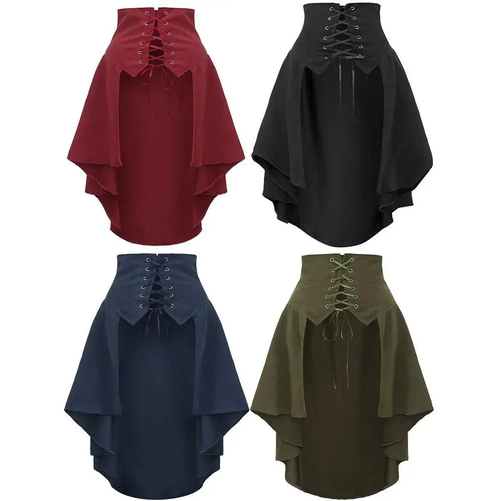 تنورة نسائية بتصميم بانك على ط - مراجعة Pleated Skirt Women وسعره