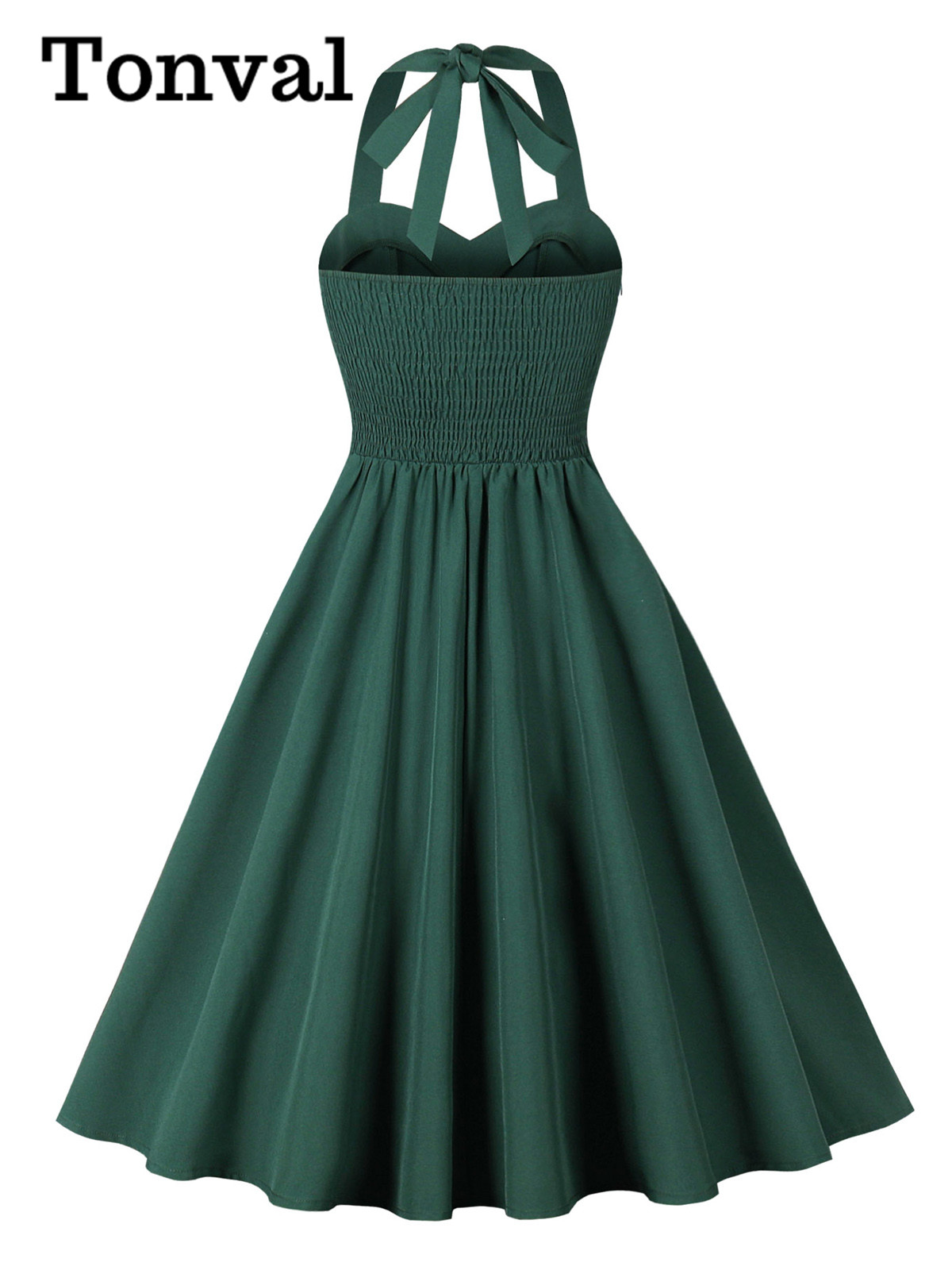 فستان برقبة بحمالة رقبة للنساء - مراجعة Women'S Fashion Of The 50S وسعره