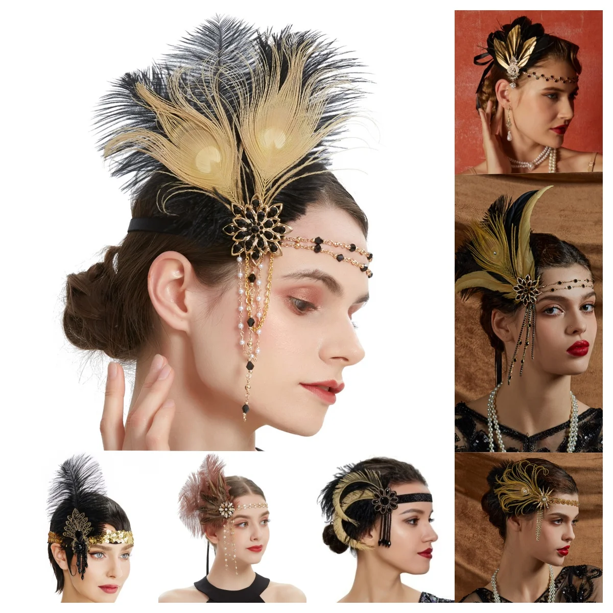 حجر الراين هيرباند 1920s خمر غ - مراجعة Women'S Fashion Of The 1920S وسعره