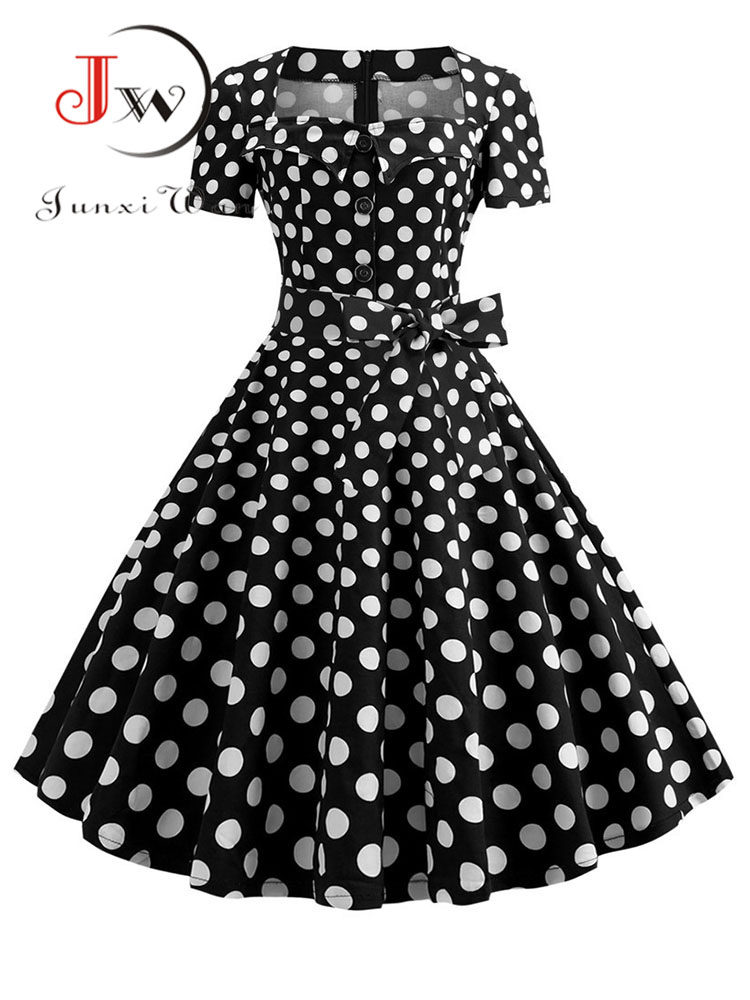 فستان صيفي نسائي أنيق بتصميم ع - مراجعة Women'S Fashion Of The 50S وسعره