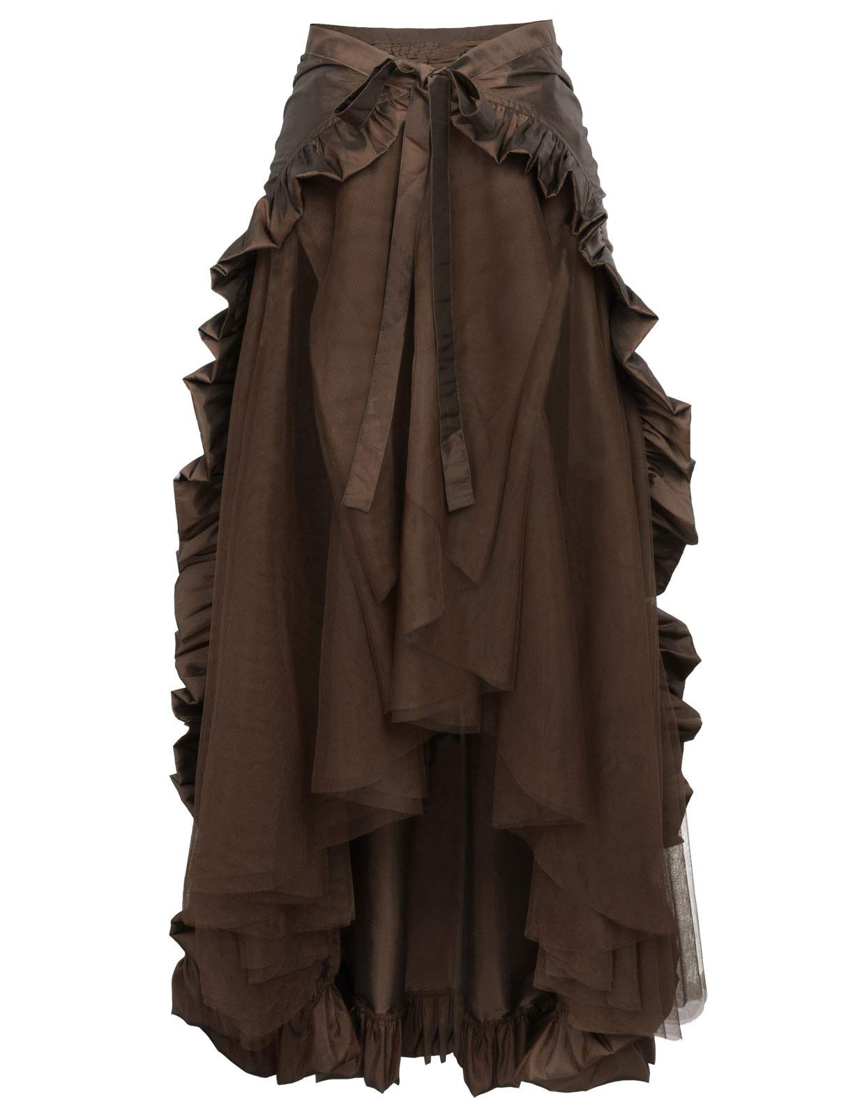 Steampunk النساء التنانير القو - مراجعة Pleated Skirt Women وسعره