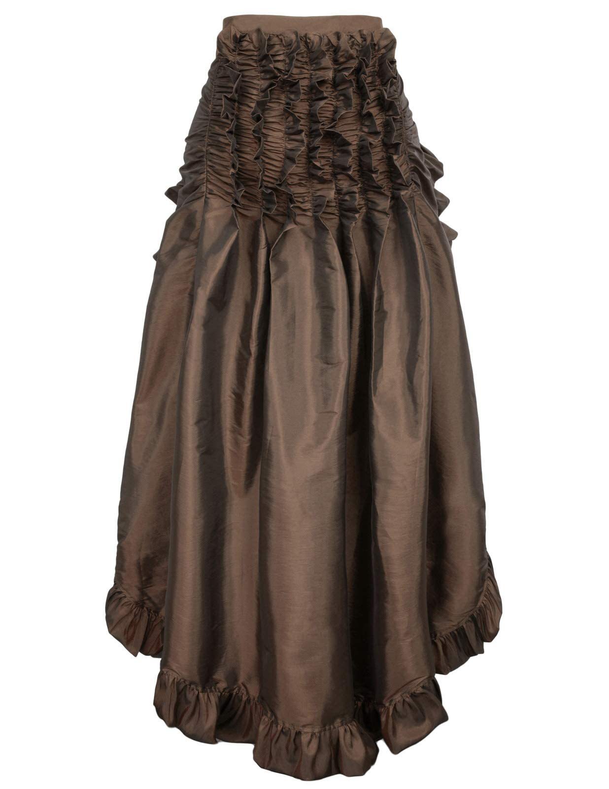 Steampunk النساء التنانير القو - مراجعة Pleated Skirt Women وسعره