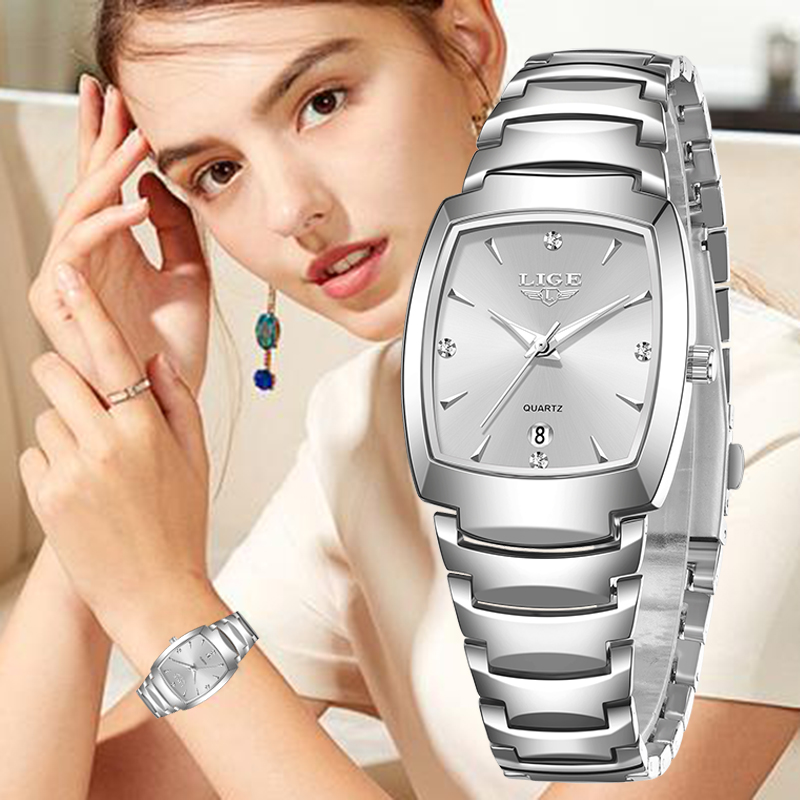 ساعة يد نسائية جديدة من LIGE ل - مراجعة Fashion Women Watch وسعره