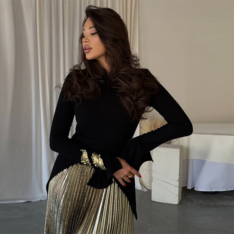 2025 موضة جديدة للمرأة عادية ا - مراجعة Pleated Skirt Women وسعره