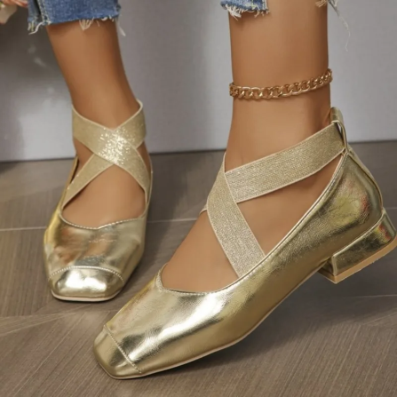 أحذية نسائية عصرية بمقدمة مربع - مراجعة Women'S Fashion Shoes وسعره
