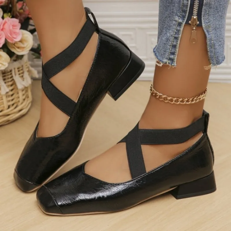 أحذية نسائية عصرية بمقدمة مربع - مراجعة Women'S Fashion Shoes وسعره
