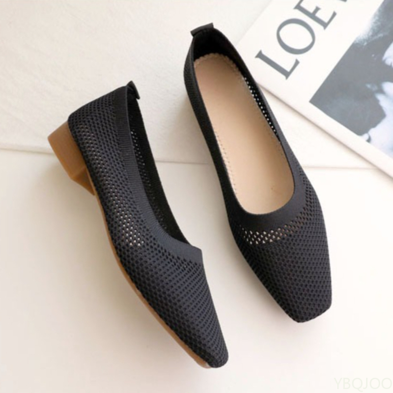 أحذية نسائية ذات كعب منخفض بمق - مراجعة Women'S Fashion Shoes وسعره