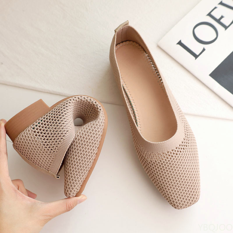 أحذية نسائية ذات كعب منخفض بمق - مراجعة Women'S Fashion Shoes وسعره