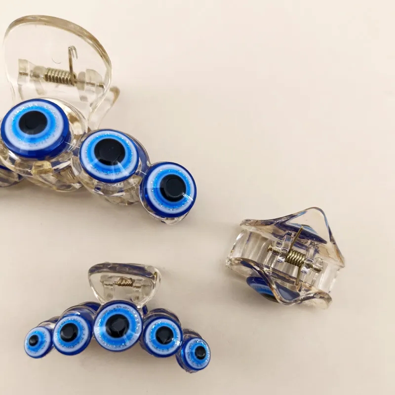 3 أحجام خمر عين الشر مشبك شعر  - مراجعة Turkey Women Fashion وسعره