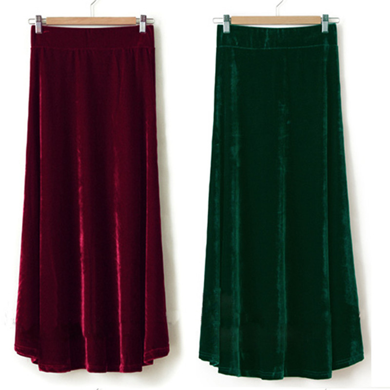 Tiyihayiley-تنورة قطيفة نسائية - مراجعة Pleated Skirt Women وسعره