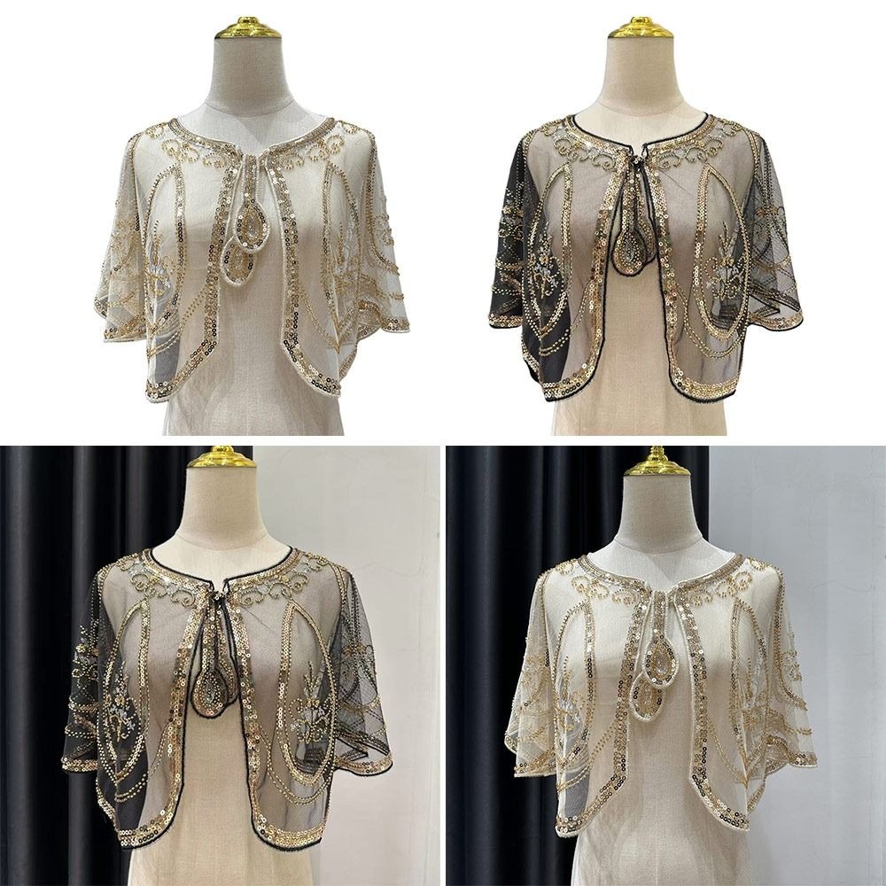 شال أنيق مطرز بالترتر على طراز - مراجعة Women'S Fashion Of The 1920S وسعره
